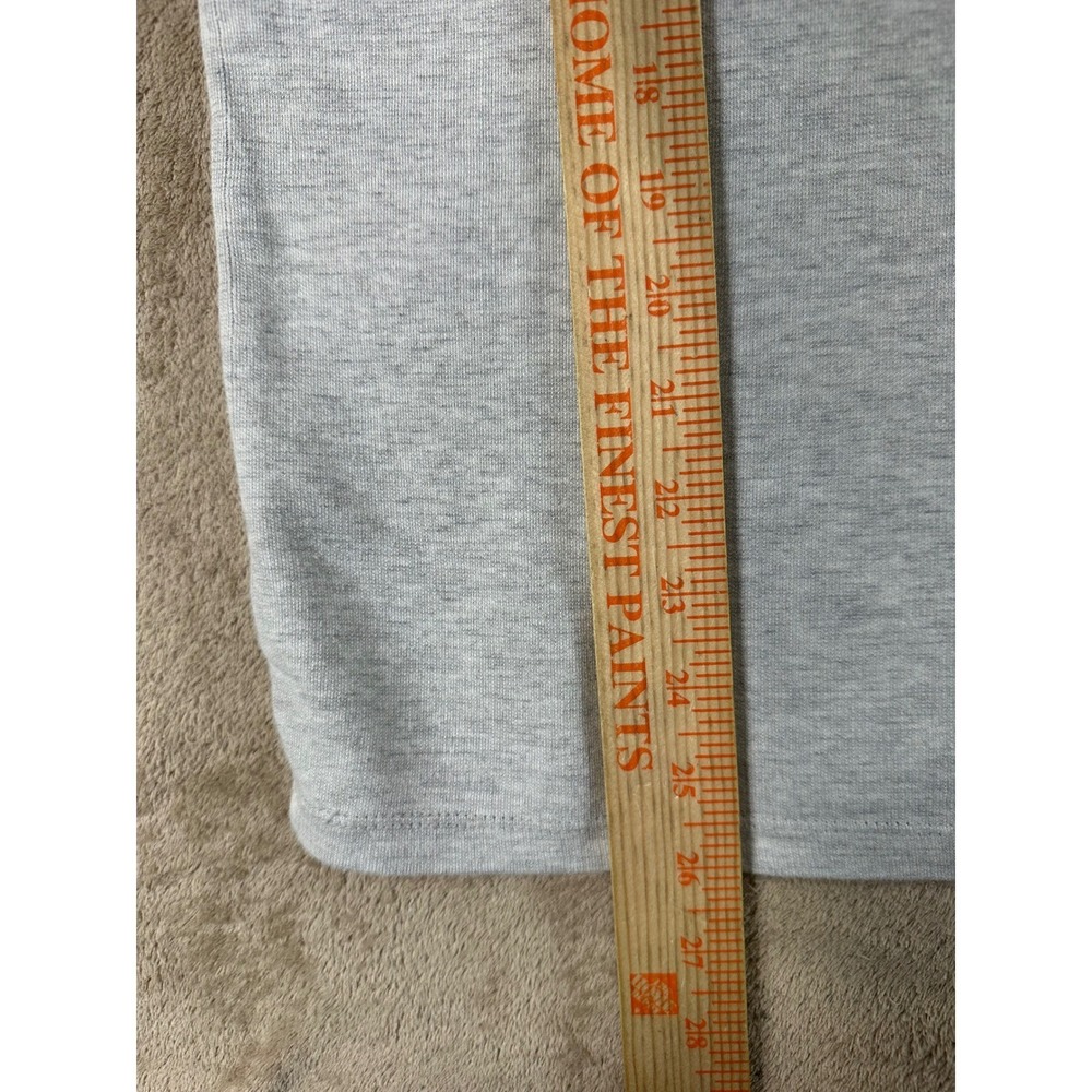 Mizzen + Main Performance Knit Quarter Zip Pullover Sweater Men Size M Gray EUC - Picture 7 of 8